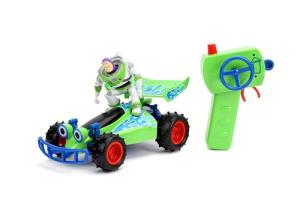 Jada Disney Pixar Toy Story 4 Turbo Buggy W/Buzz Lightyear Radio Control Vehicle, 2.4 Ghz, 1: 24, Multi