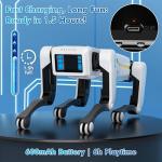 Dingdongwu Smart Robot Dog - Interactive STEM Pet with Voice Control, 30+ Actions & APP Programming, Durable Design for Kids Age 6+ (Compatible with iOS/Android)