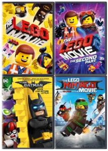 All Of The Lego-Verse Combined: The Lego Movie (DVD) + The Lego Movie Part 2 (DVD) + The Lego Batman Movie + The Lego Ninjago Movie (4-Film Ultimate Builders Collection) Region 1