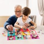 Jeacirio 100 Piece Puzzles for Kids Ages 4-8 - Dogs Flowers Donuts Cats Puzzles - Large Puzzle for Senior Jigsaw Puzzle for Kids Ages 4-6 6-8 8-10 Year Old Educational Toys Gifts 4-Pack 15"x11"