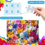 Jeacirio 100 Piece Puzzles for Kids Ages 4-8 - Dogs Flowers Donuts Cats Puzzles - Large Puzzle for Senior Jigsaw Puzzle for Kids Ages 4-6 6-8 8-10 Year Old Educational Toys Gifts 4-Pack 15"x11"