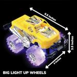 Light-Up Monster Truck Toys (2-Pack) – Push-&-Go Cars with Glowing Wheels – Birthday Gift for Toddlers, Boys & Girls Ages 3+ – Durable Friction-Powered Trucks – Batteries Included