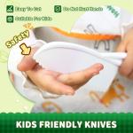 13 Pieces Montessori Kitchen Toys for Toddlers-Kids Cooking Sets Real-Toddler Toys Set for Real Cooking with Plastic Children Safe Knives Crinkle Cutter Kids Cutting Board