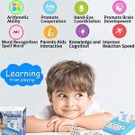 Learning Educational Toys 2 in 1 Matching Letter and Number Games for Boys and Girls Sight Words Recognition Flash Cards Kindergarten Teaching Tools Preschool Learning Materials for Kids Ages 3-7