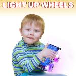 Light-Up Monster Truck Toys (2-Pack) – Push-&-Go Cars with Glowing Wheels – Birthday Gift for Toddlers, Boys & Girls Ages 3+ – Durable Friction-Powered Trucks – Batteries Included