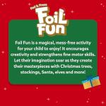 Skillmatics Foil Fun – Mess-Free Holiday Art & Craft Kit for Kids, DIY Creative Activity, Travel Game, Stocking Stuffer & Christmas Gift for Boys & Girls Ages 4, 5, 6, 7, 8, 9