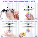 Flying Orb Ball, Magic Hover Flying Ball Toy with Rechargeable, Light Up Floating Balls Indoor Outdoor Toys Gifts for Bithday Boys Girls Ages 6 7 8 9 10+ Year Old