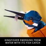 LEGO Icons Kingfisher Bird Model, Creative Set for Adults to Build and Display, Relaxing Project for Bird Lovers & Enthusiasts, Ideal Gift for Home and Office Décor, 10331