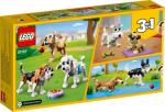 LEGO Creator 3 in 1 Adorable Dogs Building Toys - Pretend Play Toys for Girls & Boys, Ages 7+ Years - Kids Learning & Educational Sets - Gift for Christmas - 31137