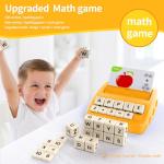 DEGIDEGI Educational Toys for Kids Ages 3-8, Matching Letter Spelling Game ABC Math Learning, Xmas Birthday Party Gifts for 3 4 5 6 7 8 Year Olds Boys and Girls Yellow