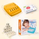 DEGIDEGI Educational Toys for Kids Ages 3-8, Matching Letter Spelling Game ABC Math Learning, Xmas Birthday Party Gifts for 3 4 5 6 7 8 Year Olds Boys and Girls Yellow