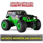 Monster Jam, Official Grave Digger Remote Control Monster Truck, 1: 24 Scale, 2.4 Ghz, for Ages 4 & Up