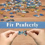 HUADADA Jigsaw Puzzles for Adults 1000 Pieces, Butterfly Flower Letter on Back Interlock Perfectly No Dust, Home Decors Family Challenge Toys for Men Women Elders Seniors (27.5"x19.6"), 1:1 Poster