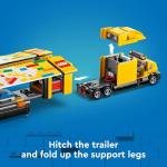 LEGO City Yellow Delivery Truck Toy - Semi Truck Building Toy for Boys & Girls, Ages 8+ Years - Gift for Christmas - Pretend Play W/ 3 Minifigures - 60440