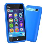 MOMILLA Toys Kids Smart Phone, 3.97" Screen Dual Cameras w/ 21 Stickers, Christmas Birthday Gifts for Kids, 16GB Toddler Learning Cell Phone with Games, Boys Girls Toys for Age 3 4 5 6 7 8 9 Year Old