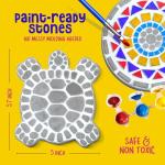 Dan&Darci Stepping Stones Painting Kit for Kids - Outdoor Crafts - Paint 5 Garden Stone - Unicorn Craft Kits for Boys, Girls Ages 6-12 - Christmas Gifts for Boy, Girl Age 6, 7, 8, 9, 10 + Year Old