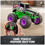 Monster Jam, Official Smash & Bash Grave Digger Remote Control Indoor & Outdoor Vehicle, 1:15 Scale Repairable Monster Truck, Kids Toys for Boy and Girls Ages 4 and up