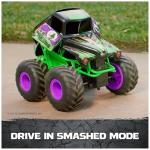 Monster Jam, Official Smash & Bash Grave Digger Remote Control Indoor & Outdoor Vehicle, 1:15 Scale Repairable Monster Truck, Kids Toys for Boy and Girls Ages 4 and up