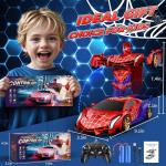 Spider Transform RC Cars Toys with Eye & Underbody Lights, 2.4GHz Remote Control Car One-Button Deformation, Fast 360°Rotation Robot Toys Birthday Gifts for 3 4 5 6 7 8 9 10 Year Old Boys Age 4-7 8-12