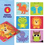 Dan&Darci Foam Sticker Art Craft for Kids - Toddler Arts & Crafts for Ages 3-5 - Boys 4-6 Birthday Gift & Stocking Stuffer