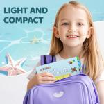 Crenova Magnetic Tiles Toddler Magnet Toys, Mini Magnetic Building Blocks for Kids Ages 3+ Travel Set, Educational Toy for Boys Girls Sensory Play Preschool Learning Classroom Must Haves