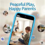 MOMILLA Kids Toys Smart Phone, Dual Camera with Stickers, 3.97" Touchscreen, 200+ Educational Puzzle Games, Learning Toys with Parental Control for Ages 3-8, Birthday Gift