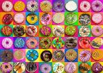 Nattork Jigsaw Puzzles 500 Pieces for Adults, Families (Donuts) Pieces Fit Together Perfectly