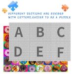 Nattork Jigsaw Puzzles 500 Pieces for Adults, Families (Donuts) Pieces Fit Together Perfectly