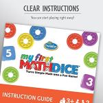 ThinkFun My First Math Dice - Engaging Counting Game for Kids | Enhances Math & Number Skills | Fun Learning Activity for Ages 3+