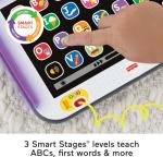 Fisher-Price Toddler Learning Toy Laugh & Learn Smart Stages Tablet Pretend Computer with Music & Lights for Kids Ages 1+ Years