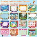 Search and Find Books for Kids 3-5, Reusable Preschool Learning Activities, Perfect Road Trip Essentials, Educational Toys, 28 PCS Busy Books for 3 4 5 6 Year Old Boys Girl Christmas Birthday Gifts