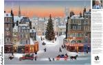 Buffalo Games - Michel Delacroix - Noël est de Retour - 1000 Piece Christmas Jigsaw Puzzle - Colorful Holiday Puzzles for Adults – Precision-Cut Pieces, Festive Artwork, Winter Fun