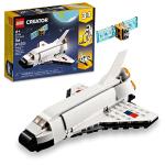 LEGO Creator 3 in 1 Space Shuttle Toys - Space Toys Building Set for Boys & Girls, Ages 6+ - Option to Build 2 Spaceships or Astronaut - Educational Gift for Kids Birthday & Holidays - 31134
