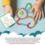 puzgic Stem Kids Toys for Creative Learning Building Educational Resources Kids Toy for Preschool and Kindergarten 3 4 5 6 Years Old Boys and Girls Brain Teaser Montessori Smart Sticks Toys