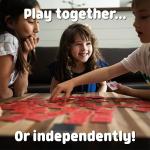 Chuckle & Roar - Matching Game Alphabet - Board Game for Kids 3 and up - Concentration Game for Toddlers - Preschool