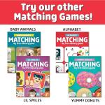 Chuckle & Roar - Matching Game Alphabet - Board Game for Kids 3 and up - Concentration Game for Toddlers - Preschool