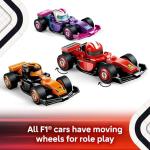 LEGO F1 Collectible Race Cars, 6 Pack - Building Set for Boys & Girls, Ages 6+ - Birthday Party Favor or Gift - Mystery Box W/Surprise F1 Car Toys - Travel Toys for Kids - 66796