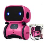 Contixo R1 Kids Robot Toy, Pink Interactive Smart Robots with Voice Control Talking Dancing Learning Touch Sensor Compact Educational Portable Toy for Boys Girls Toddlers 3-8 Years Old Birthday Gifts