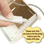 Crafts for Kids Ages 4-8 - 4 Pack DIY Bird House Wind Chime Kit - Build and Paint Birdhouses Wooden Arts Kits Easter Basket Stuffers Gifts for Girls Kids Boys Toddlers Ages 3-5 4-6 6-8 8-12