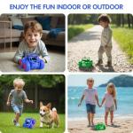 Remote Control Car, Fast Direct Charging RC Cars Amphibious 360° Rotating LED Rechargeable Stunt Car 2.4Ghz 4WD All Terrain RC Race Cars Toy Christmas Birthday Gift for Kids Boys Girls Aged 3-12 years