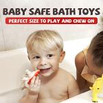 Hely Cancy Dinosaur Bath Toys for Toddler, No Hole Baby Bathtub Shower Water Pool Toys