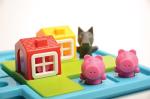 SmartGames Three Little Piggies – Preschool Logic Puzzle Game with 48 Challenges and Storybook – Educational Fairy Tale Puzzle for Kids Ages 3+ to Develop Spatial Reasoning and Problem-Solving Skills