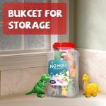 Hely Cancy Dinosaur Bath Toys for Toddler, No Hole Baby Bathtub Shower Water Pool Toys