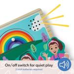Melissa & Doug® Ms. Rachel™ Wooden Song Peg Puzzle, 6-Piece Light-Activated Sound Puzzle with Full Songs, Toddler Toys for Boys and Girls Ages 2-5+ Years - FSC Certified