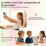 IvyBess AI Smart Stuffed Animal with ChatGPT-Real-Time Voice Interactive Plush Toy, Learning Assistant & Emotional Companion for Kids 3+ Interactive Plush Stuffed Animal Toys (Small)