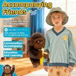 AI Talking Interactive Toy Figure, ChatGPT Large Smart Stuffed Animal Gorilla with Real Time Voice, Educational Companion Toy for Girls and Boys,Christmas Gift for Kids,Seniors & Elderly.