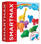 SmartMax My First Safari Animals STEM Magnetic Discovery Building Set with Soft Animals for Ages 1-5