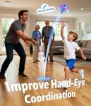 wow97e Hand Controlled Flying Orb Ball for Kids, Indoor & Outdoor Hover Toy, Toss & Catch Flying Ball with Protective Cage, Rechargeable Family Play Toy