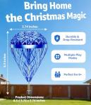 wow97e Hand Controlled Flying Orb Ball for Kids, Indoor & Outdoor Hover Toy, Toss & Catch Flying Ball with Protective Cage, Rechargeable Family Play Toy