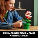 LEGO Super Mario Piranha Plant Building Sets for Adults - Mario Collectible for Men & Women, Ages 18+ Years - Gift for Christmas - Bedroom, Home Office, or Book Shelf Decor - 71426